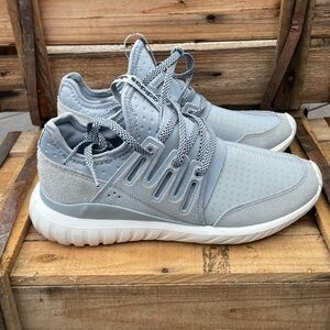 Gray Adidas Tubular Shoes